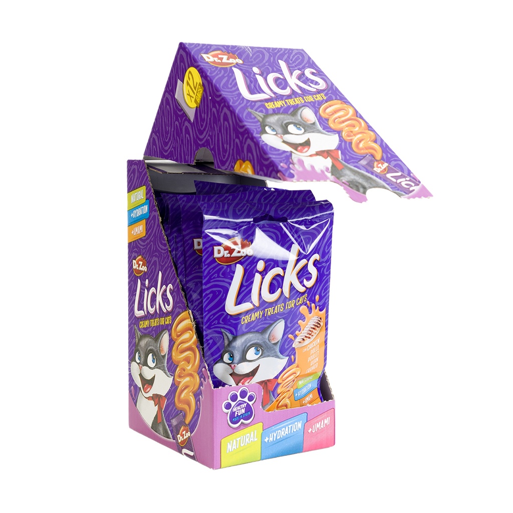 Dr Zoo Licks Salmón x 15gr x 4un