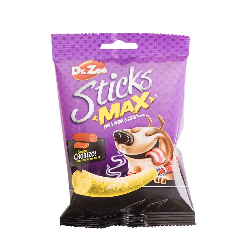 Dr. Zoo Sticks max chorizo 12 uds. x 50g 