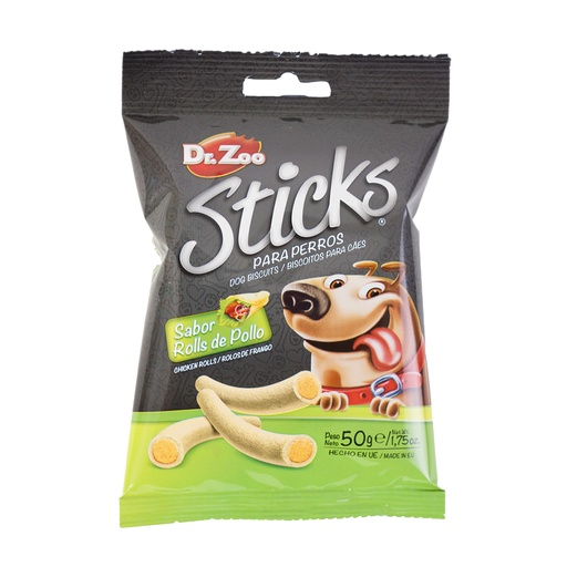 [1125412] Dr. Zoo Sticks roll pollo 12 uds. x 50g 